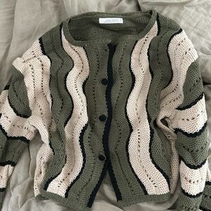 12th Tribe Nikki Retro Print cardigan